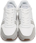 Paul Smith White & Grey Eighties Sneakers