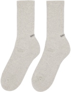 SOCKSSS Two-Pack Gray & Black Socks