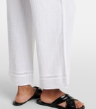 Velvet Calia cotton muslin wide-leg pants