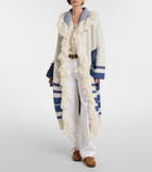 Dorothee Schumacher Poppy Garden fringed jacquard coat