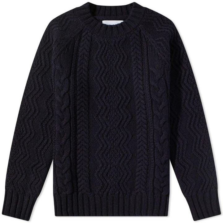 Photo: NN07 Cooper Cable Crew Knit