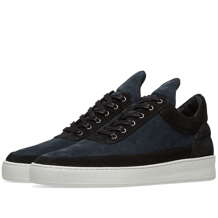 Photo: Filling Pieces Low Top Suede Sneaker