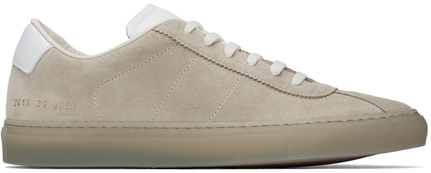 Photo: Common Projects Beige Tennis 70 Sneakers