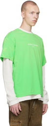 GUESS USA Green Faded T-Shirt