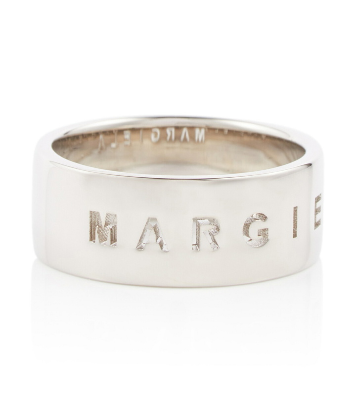 Photo: MM6 Maison Margiela - Logo-engraved ring
