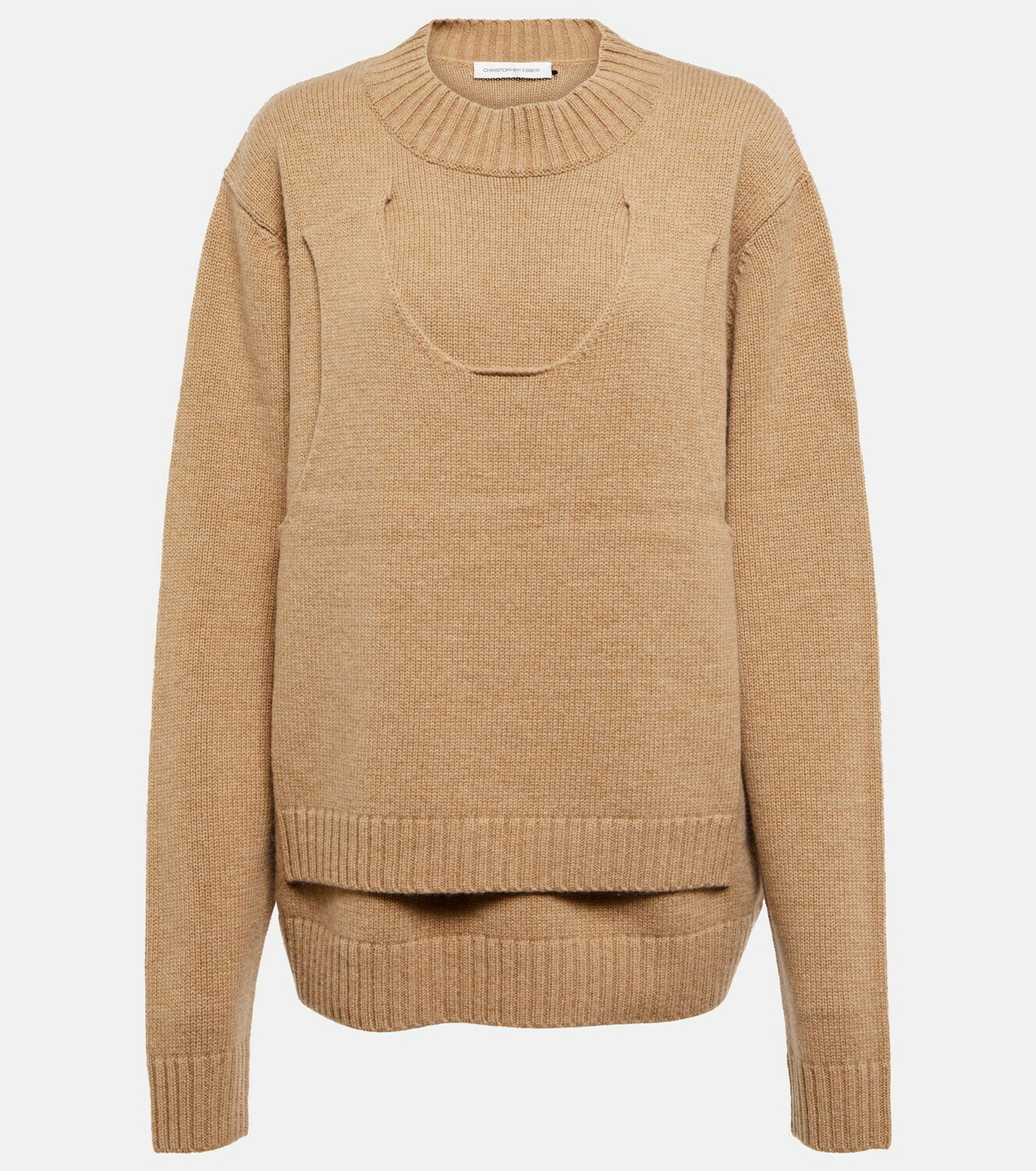 Christopher Esber - Convertible wool-blend sweater Christopher Esber