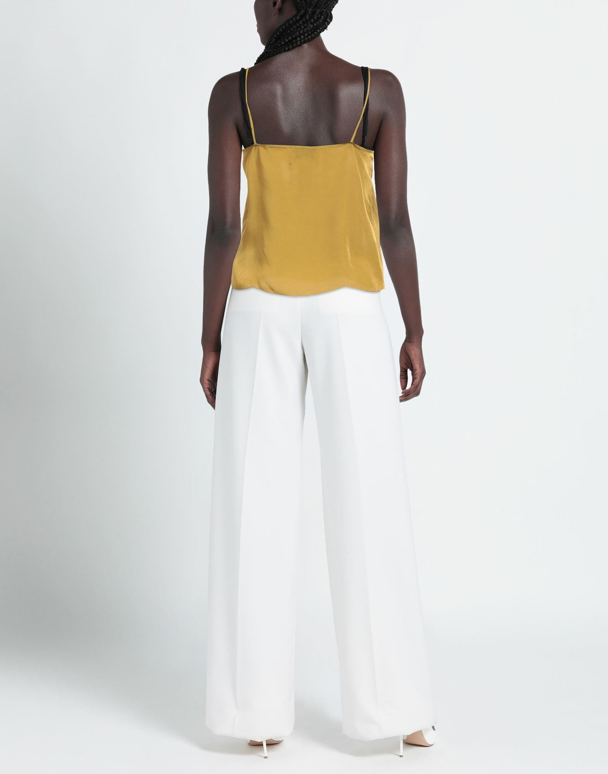 Alessia Santi Womens Top Mustard