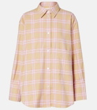 Róhe Checked cotton flannel overshirt