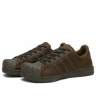 Adidas by AVAVAV Superstar Vacuum Lea Sneaker in Brown