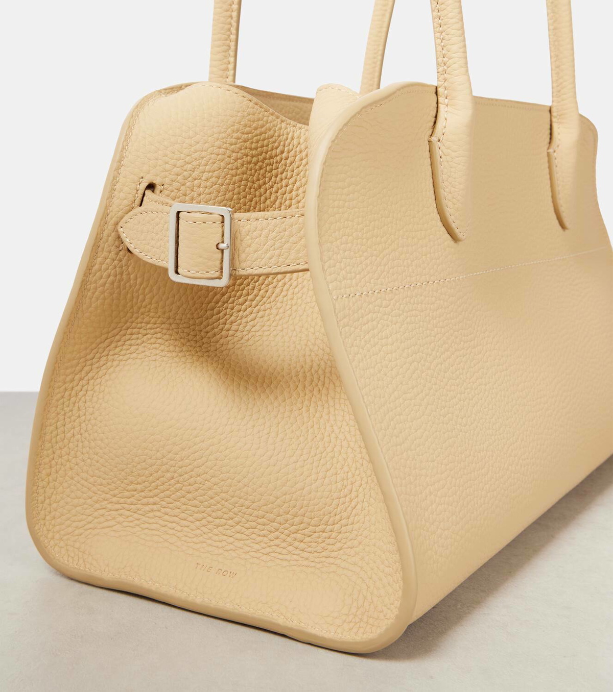 The Row Margaux 12 leather shoulder bag