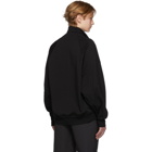 Julius Black Asymmetric Zip-Up Sweater