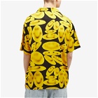 MARKET Men's Smiley Afterhours Vacation Shirt in Washed Black