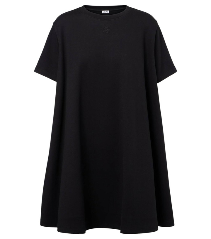 Photo: Loewe Anagram cotton-blend minidress