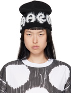 Marni Black Logo Beanie
