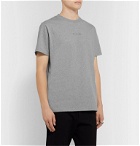 1017 ALYX 9SM - Logo-Print Mélange Cotton-Blend Jersey T-Shirt - Gray