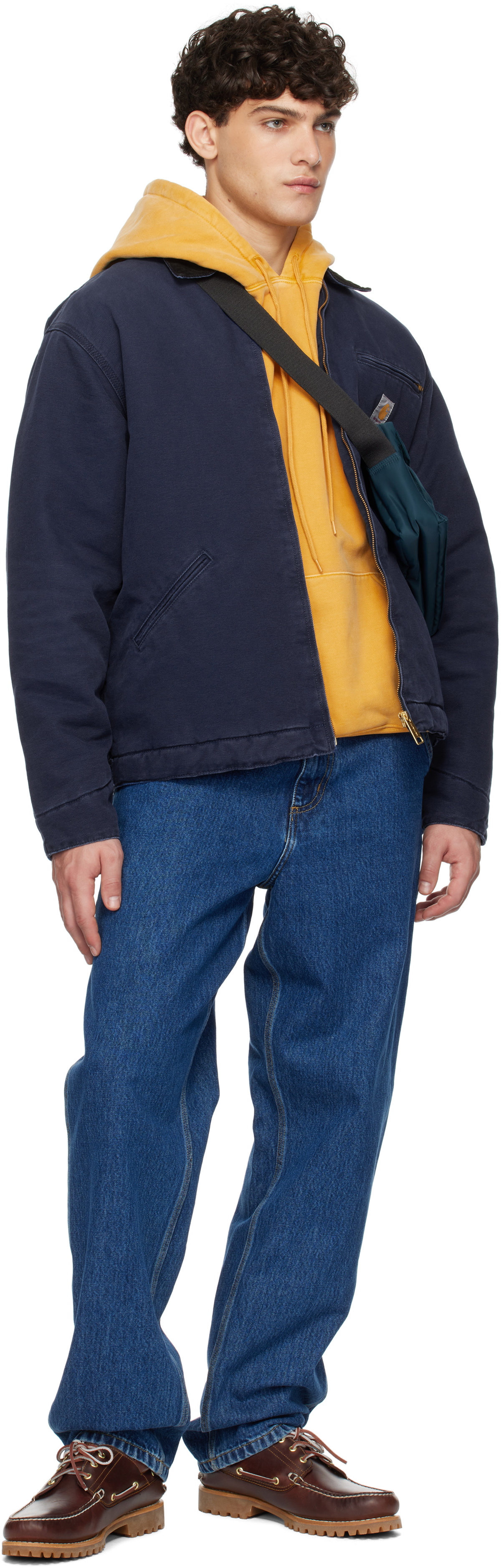 Carhartt Work In Progress Blue Winter OG Detroit Jacket
