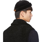 Junya Watanabe Black Beton Cire Edition Wool Miki Cap