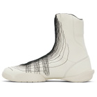 Y-3 White Regu Hi Sneakers