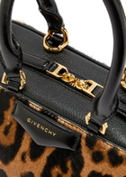 Givenchy Antigona East-west Mini Leopard-print Calf Hair Cross-body bag - One Size