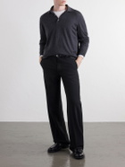 Thom Sweeney - Cashmere and Silk-Blend Polo Sweater - Gray