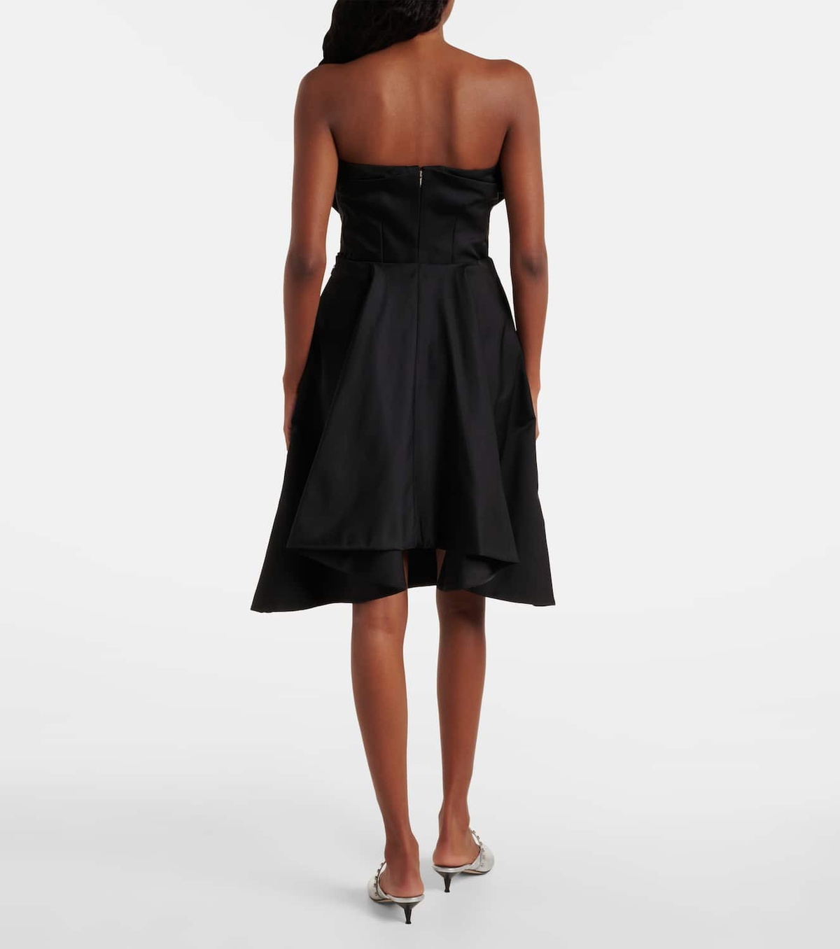 McQueen Duchesse midi skirt