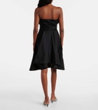 McQueen Duchesse midi skirt