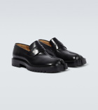 Maison Margiela Tabi polished leather loafers