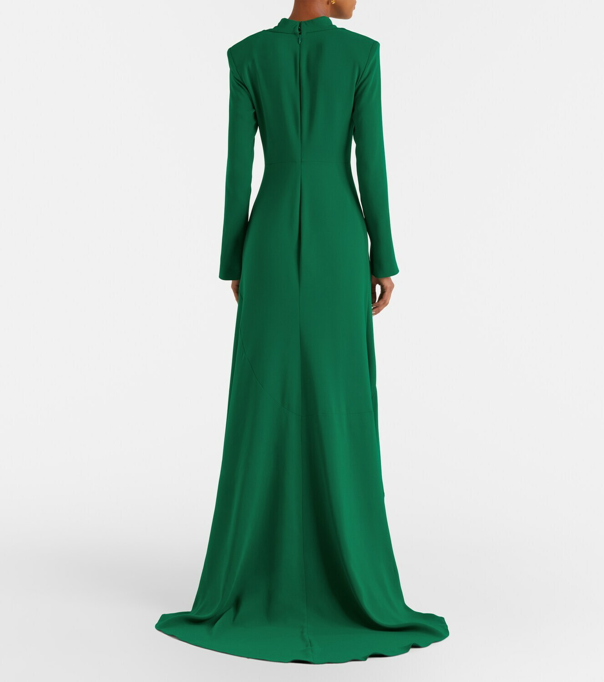 Oscar de la Renta Silk-blend gown