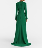 Oscar de la Renta Silk-blend gown