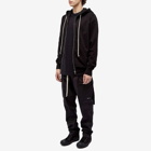 Rick Owens DRKSHDW Men's Jason Hoodie in Black