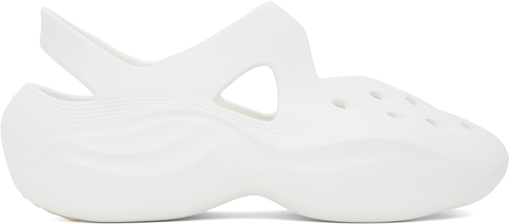 Photo: Crocs White Dingyun Zhang Edition Diffuser Sneakers
