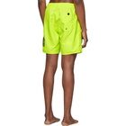 Saturdays NYC Yellow Timothy Accordion Logo Swim Shorts