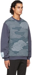 MCQ Navy Storm Cloud Relaxed Sweatshirt