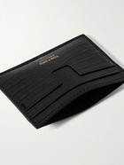 TOM FORD - Croc-Effect Leather Cardholder