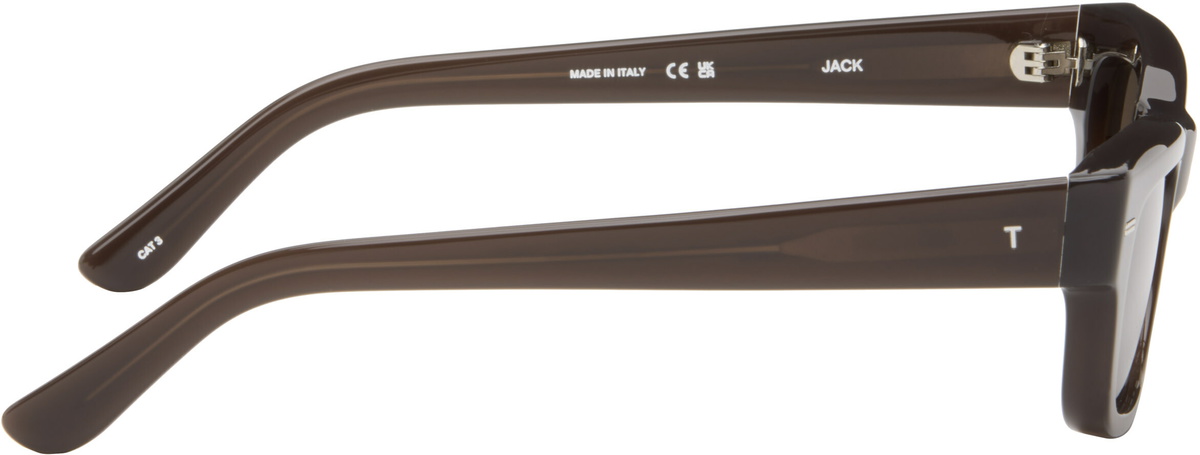 THISTLES Brown 'The Jack' Sunglasses