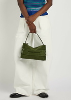 JW Anderson Loafer Suede Shoulder bag - Khaki - One Size