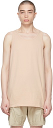 John Elliott Pink Rugby Tank Top