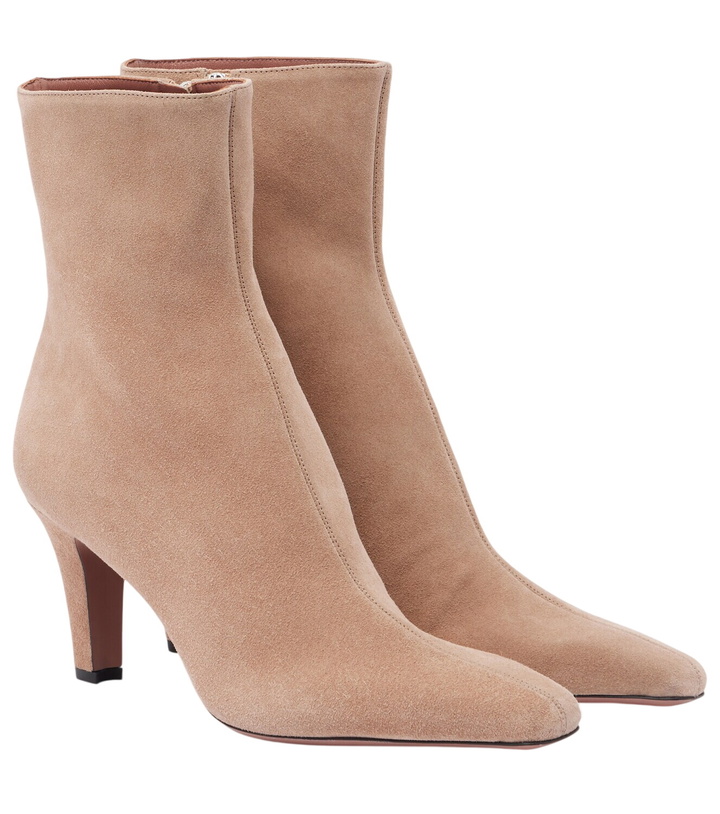 Photo: Paris Texas Belle suede ankle boots