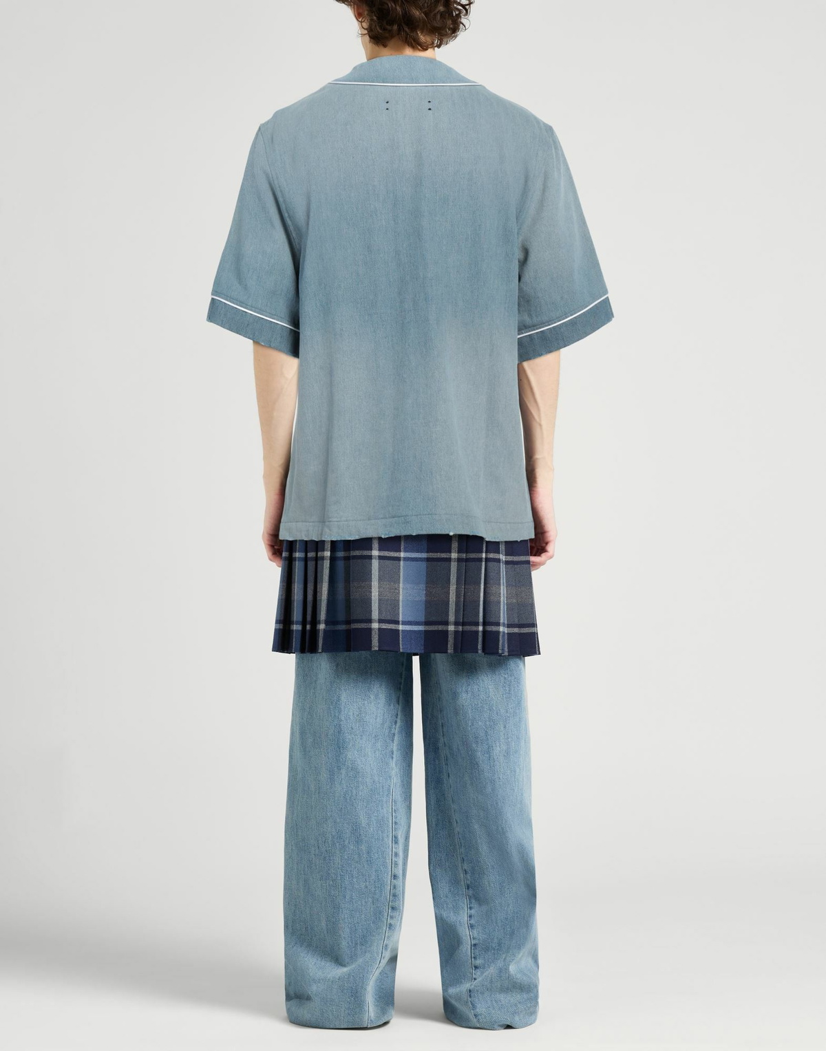 Amiri Mens Denim shirt in Blue