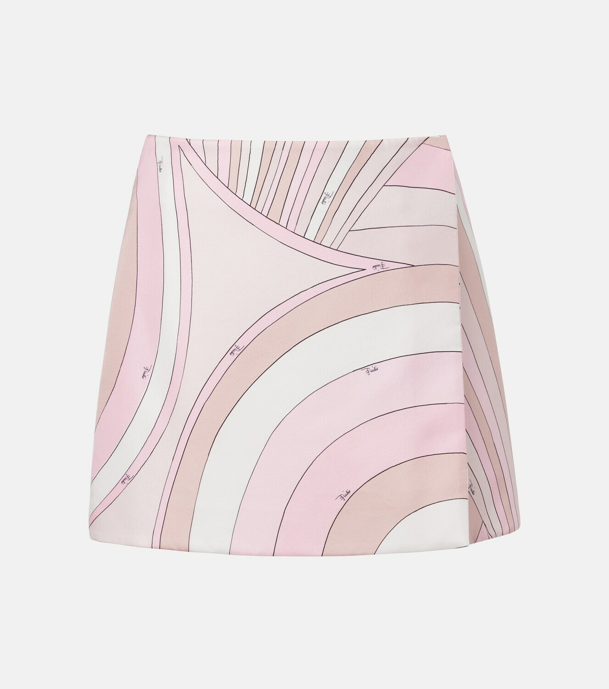 Pucci Iride silk twill miniskirt