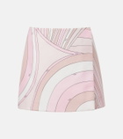 Pucci Iride silk twill miniskirt
