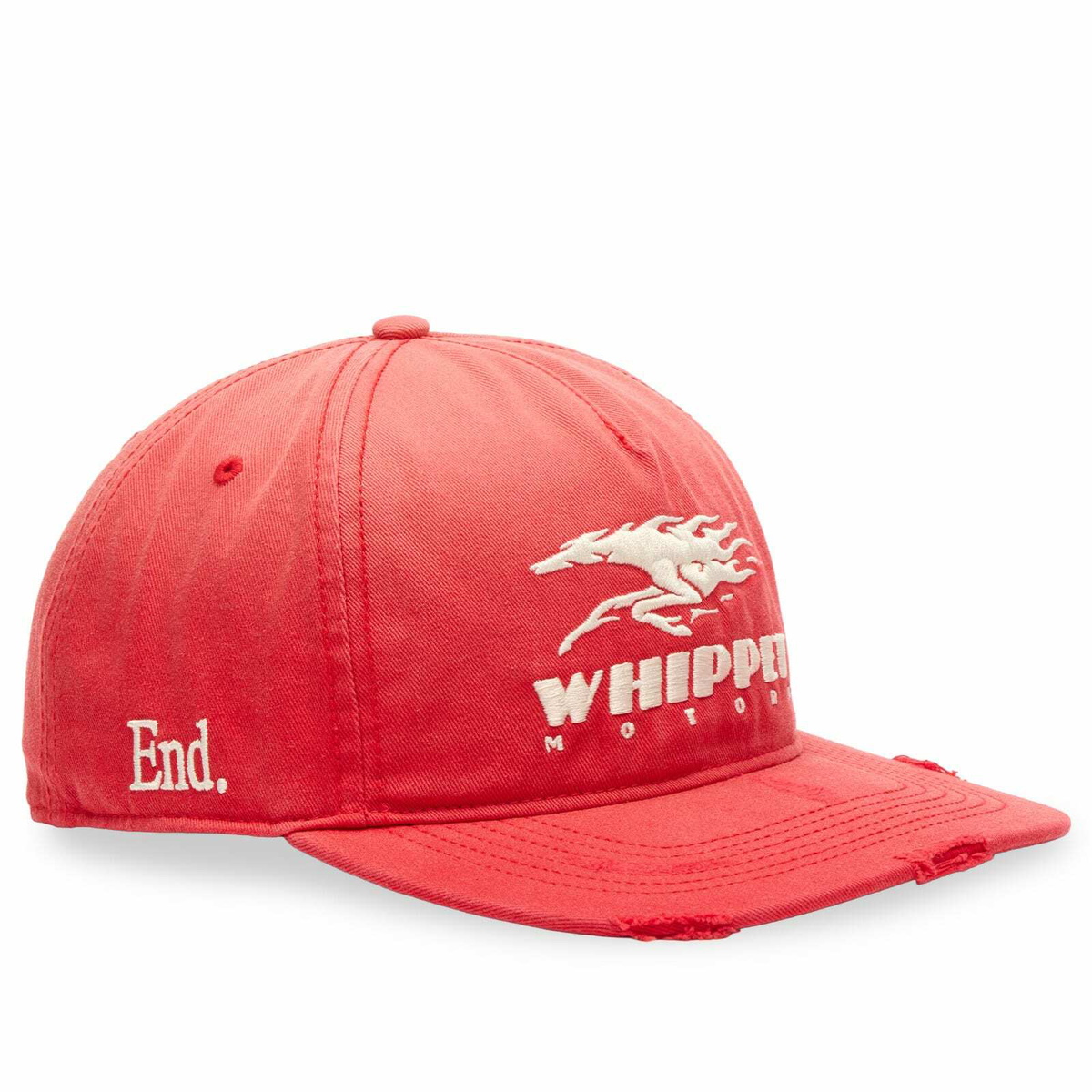 END. Whippet Hitch Cap in Washed Red 
