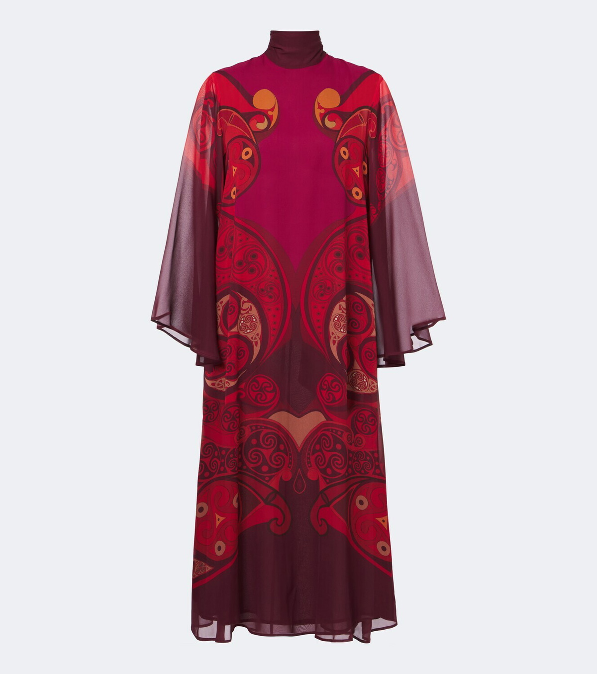 La DoubleJ Alchemy printed silk georgette midi dress