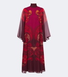 La DoubleJ Alchemy printed silk georgette midi dress