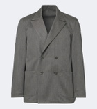 Stòffa Double-breasted wool blazer