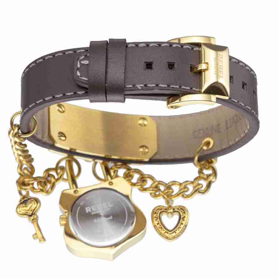 Rebel Seagate Gold Dial Ladies Watch RB114-9191
