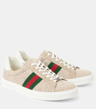 Gucci Ace suede sneakers