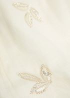 Marques' Almeida Embellished Woven Trousers White