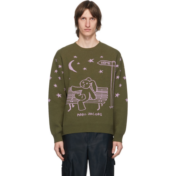 Photo: Marc Jacobs Green Heaven by Marc Jacobs Elliot Shields Bunny Sweater