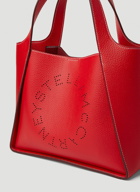 Circle Logo Tote Bag in Red